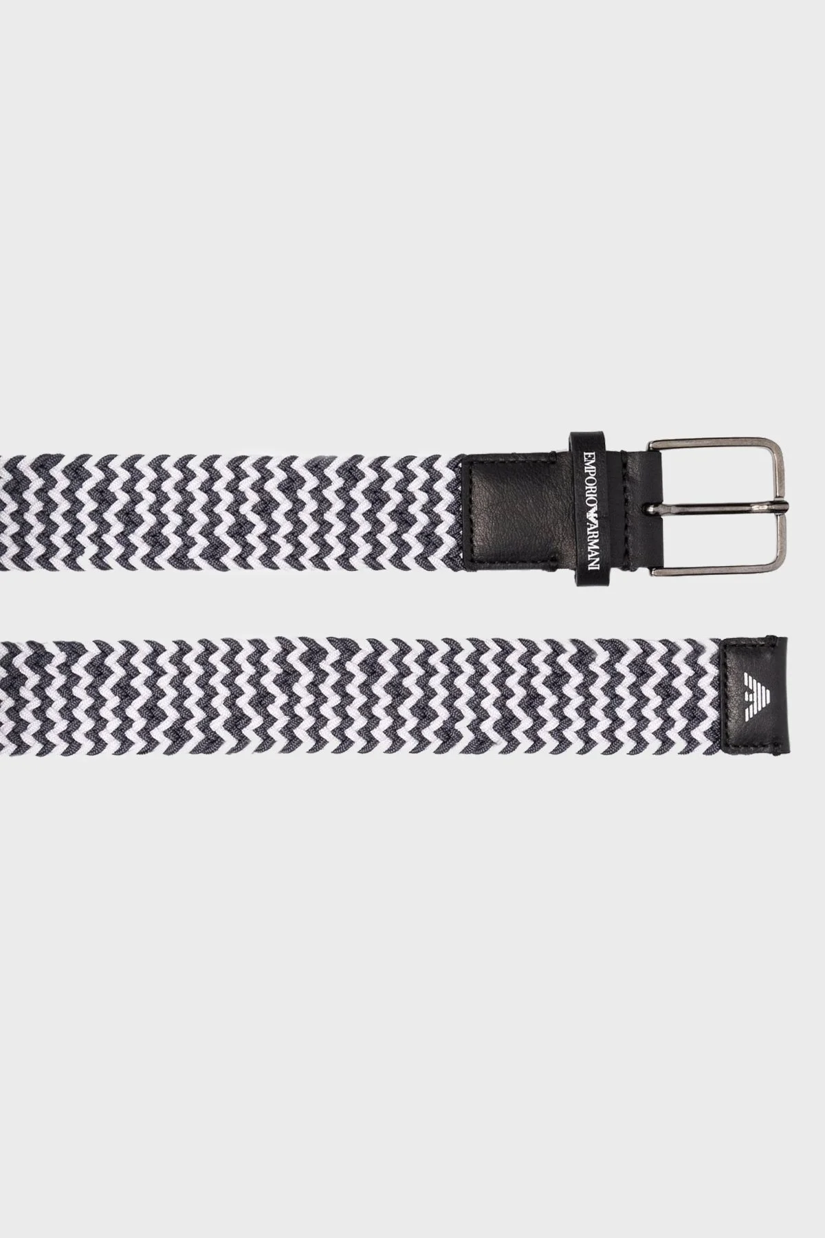 Emporio Armani Logolu Erkek Kemer Y4S494 Y124J 85334 LACİVERT-BEYAZ - 2