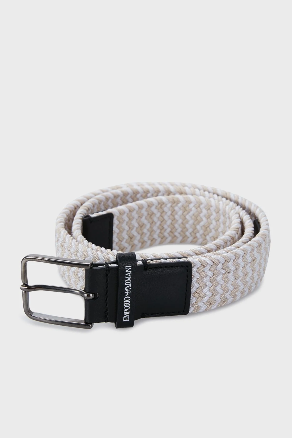 Emporio Armani Logolu Erkek Kemer Y4S494 Y124J 87015 BEJ-BEYAZ - 1