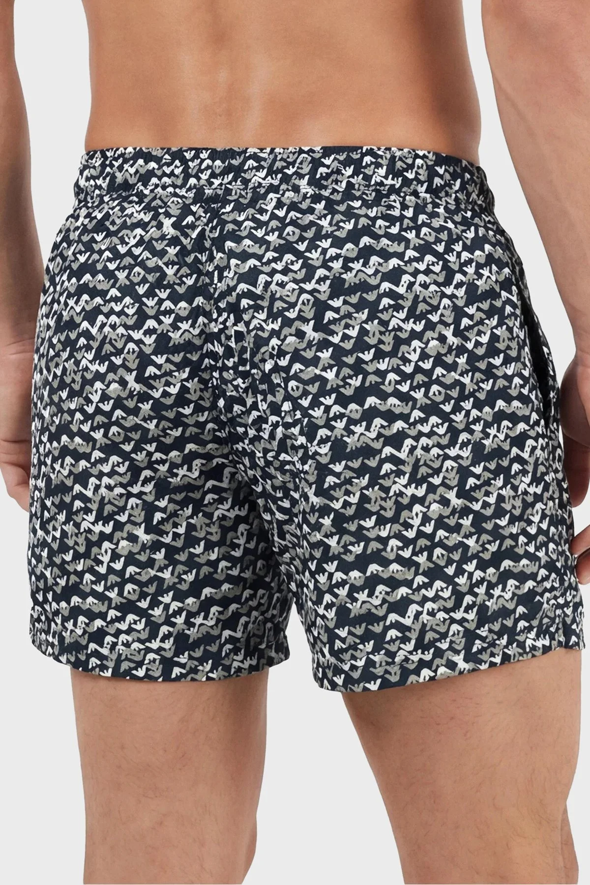 Emporio Armani Logolu Erkek Mayo Short EM000583 AF20440 FB356 LACİVERT - 3