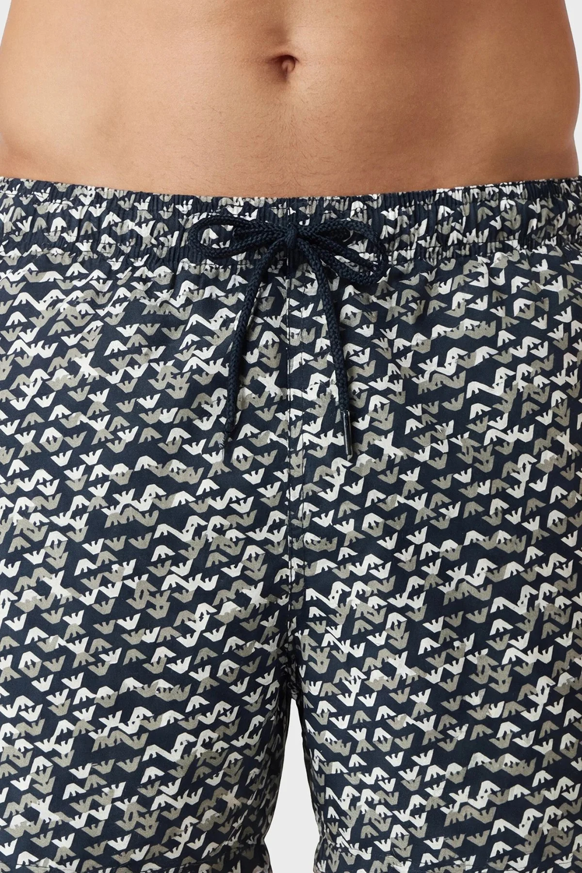 Emporio Armani Logolu Erkek Mayo Short EM000583 AF20440 FB356 LACİVERT - 4