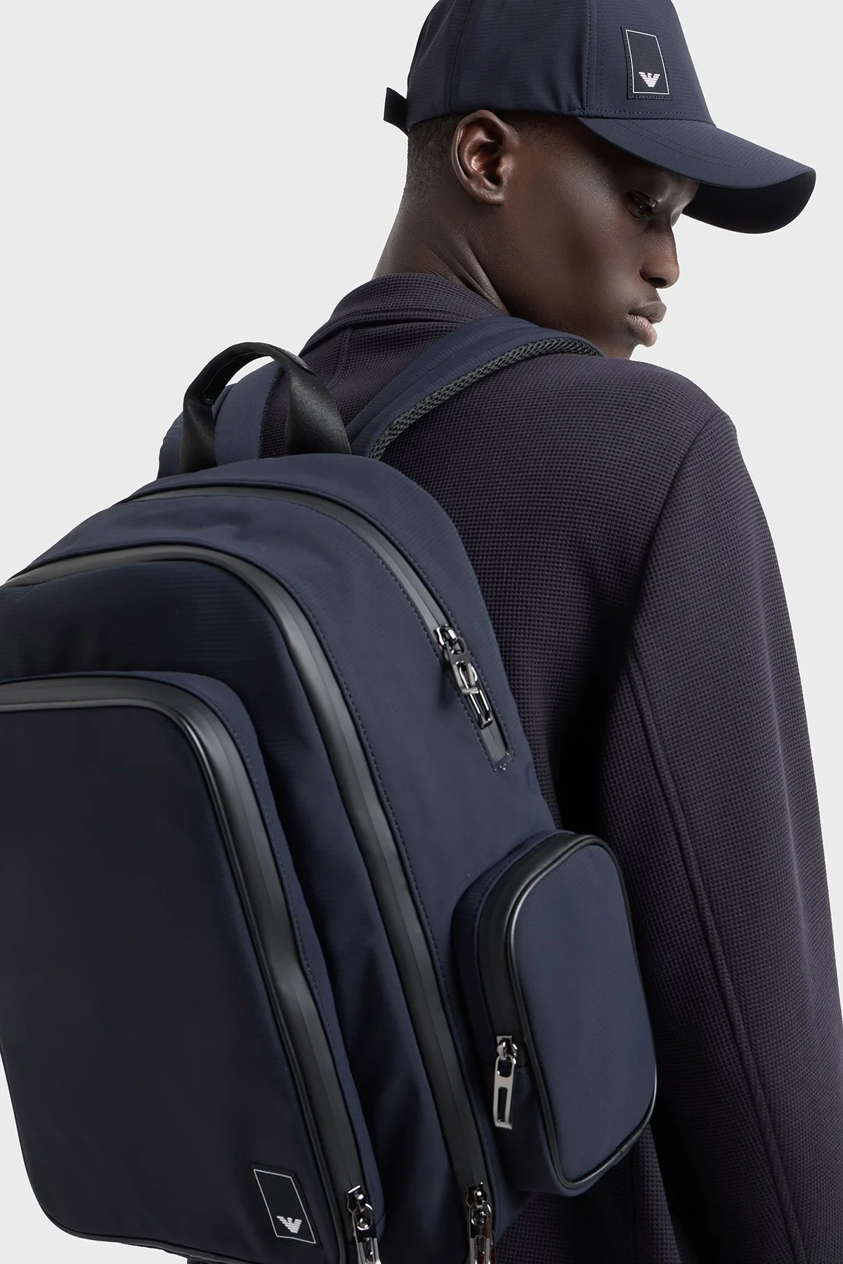 Emporio Armani Logolu Erkek Şapka EM000055 AF13090 UB118 LACİVERT - 2