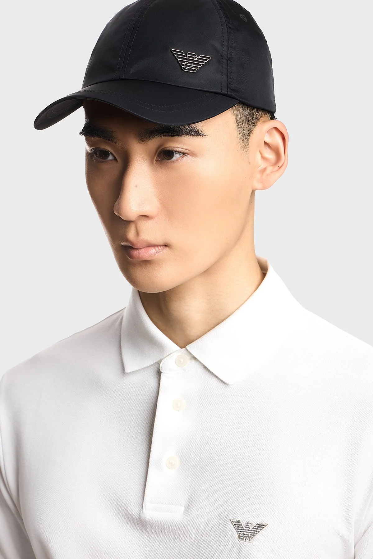 Emporio Armani Logolu Erkek Şapka EM001962 AF13454 UC001 SİYAH - 2