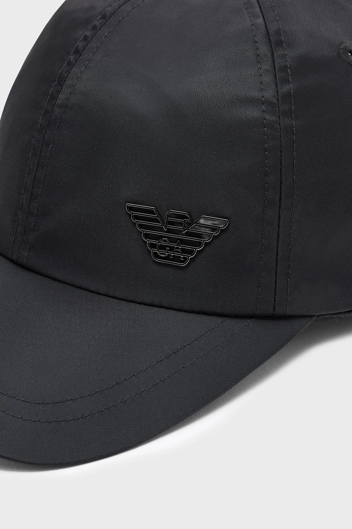 Emporio Armani Logolu Erkek Şapka EM001962 AF13454 UC001 SİYAH - 4