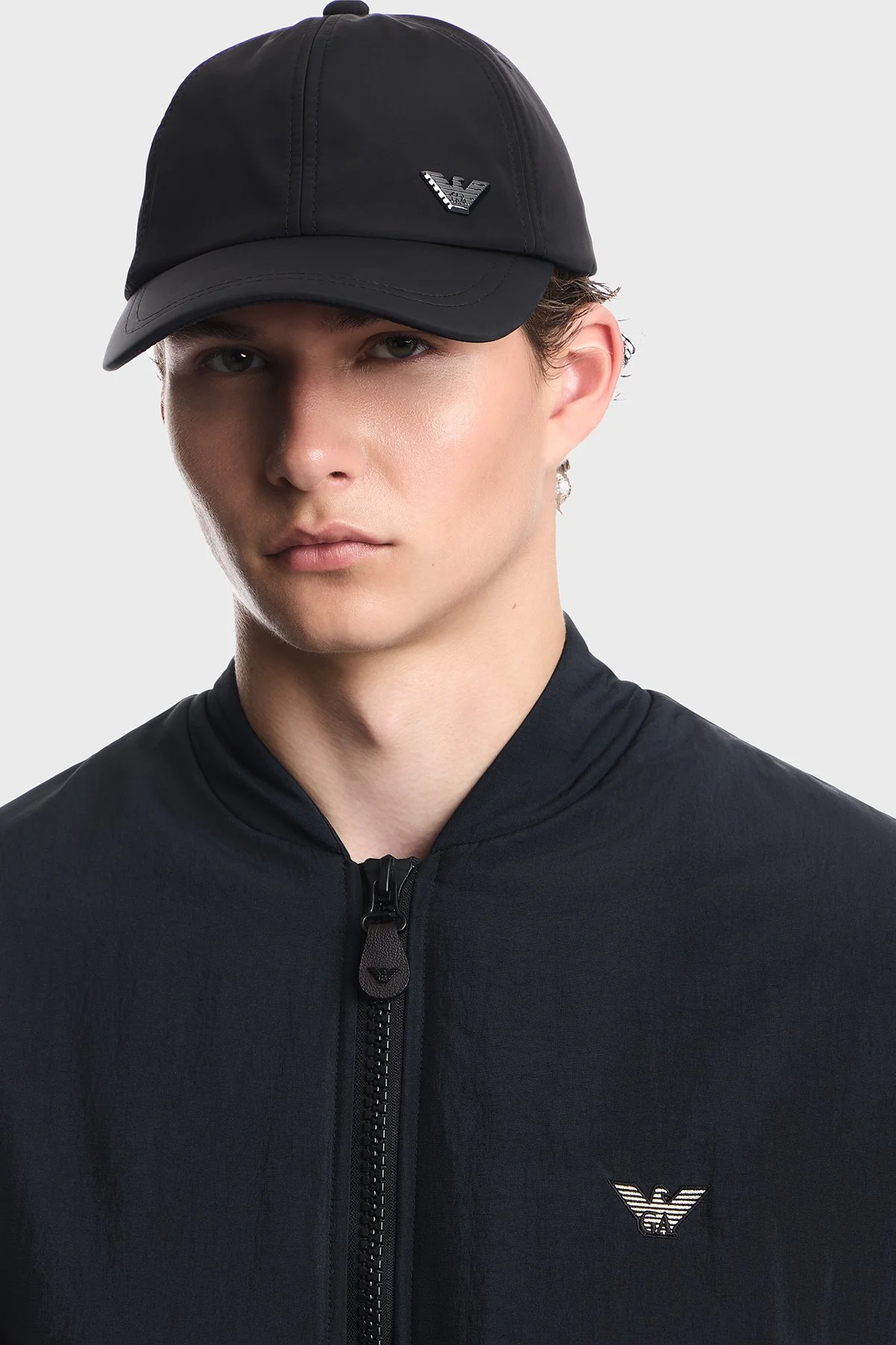 Emporio Armani Logolu Erkek Şapka EM007266 AF29659 UC001 Siyah - 2