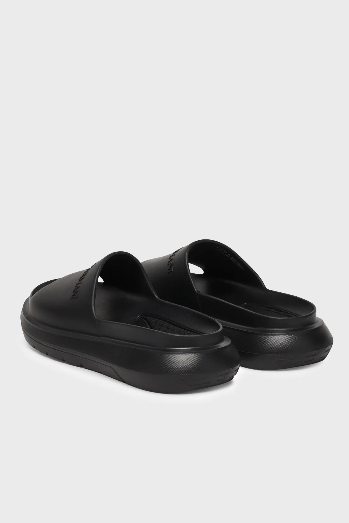 Emporio Armani Logolu Erkek Terlik EM005960 AF26000 UC001 SİYAH - 5