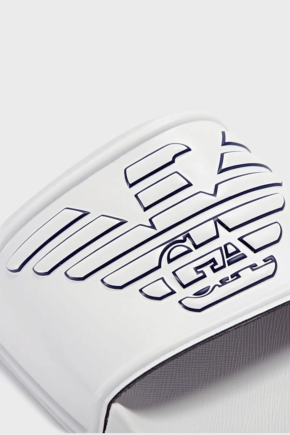 Emporio Armani Logolu Erkek Terlik S XVPS01 XN129 00001 BEYAZ - 3