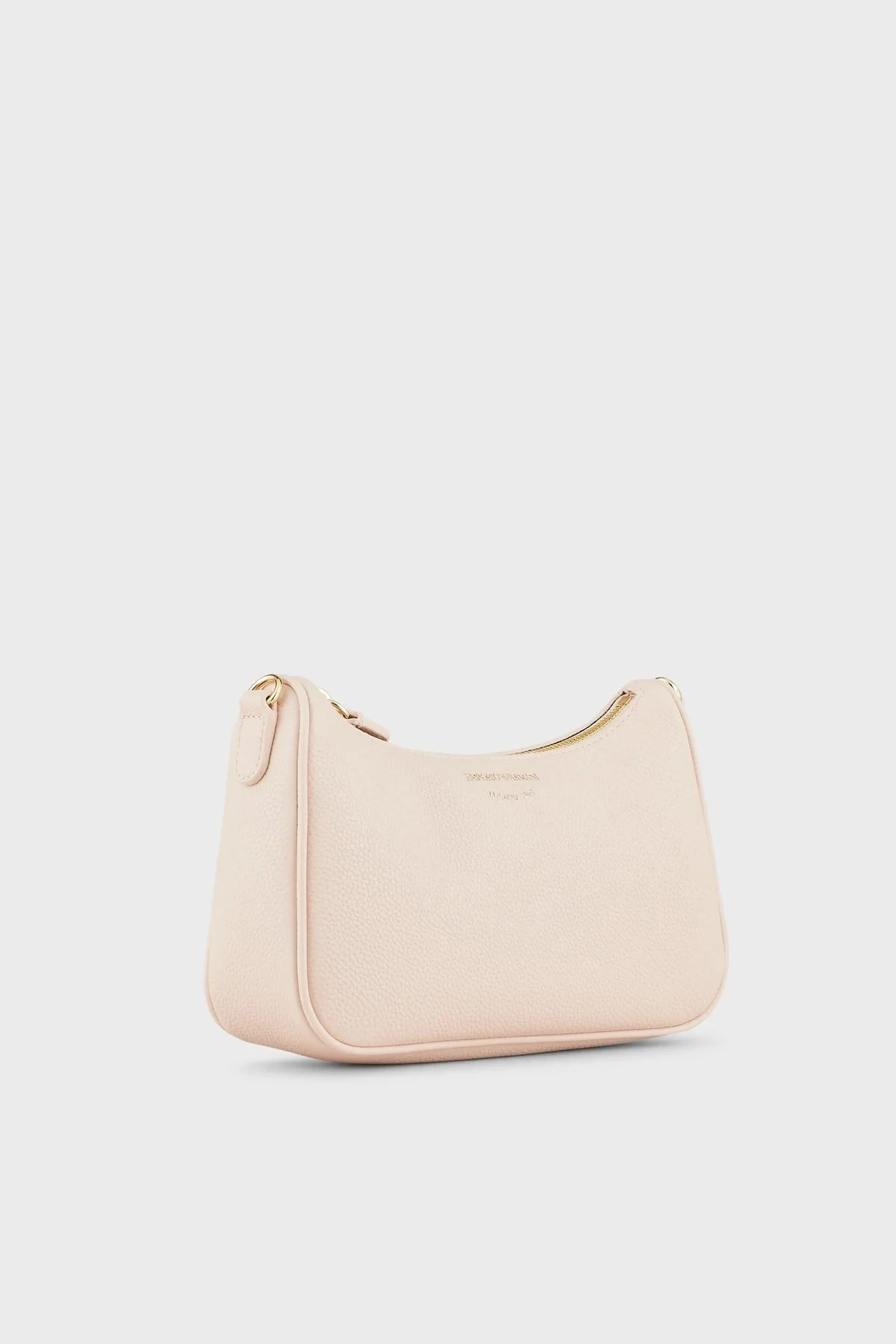 Emporio Armani Logolu Fermuarlı Ayarlanabilir Askılı Bayan Çanta Y3H293 YFO5B 88820 PUDRA - 6