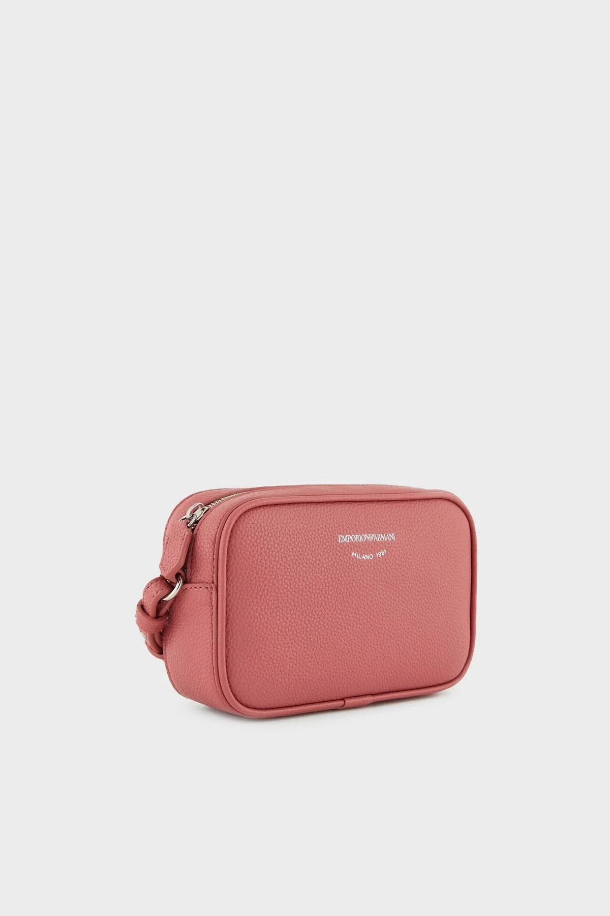 Emporio Armani Logolu Fermuarlı Bayan Çanta Y3H276 YFO5E 80654 GÜL KURUSU - 6