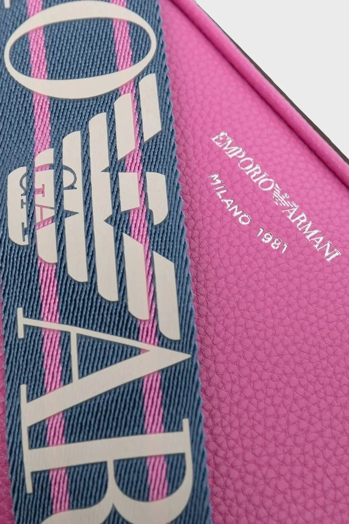 Emporio Armani Logolu Fermuarlı Bayan Çanta Y3H276 YFO5E 88308 FUŞYA - 4