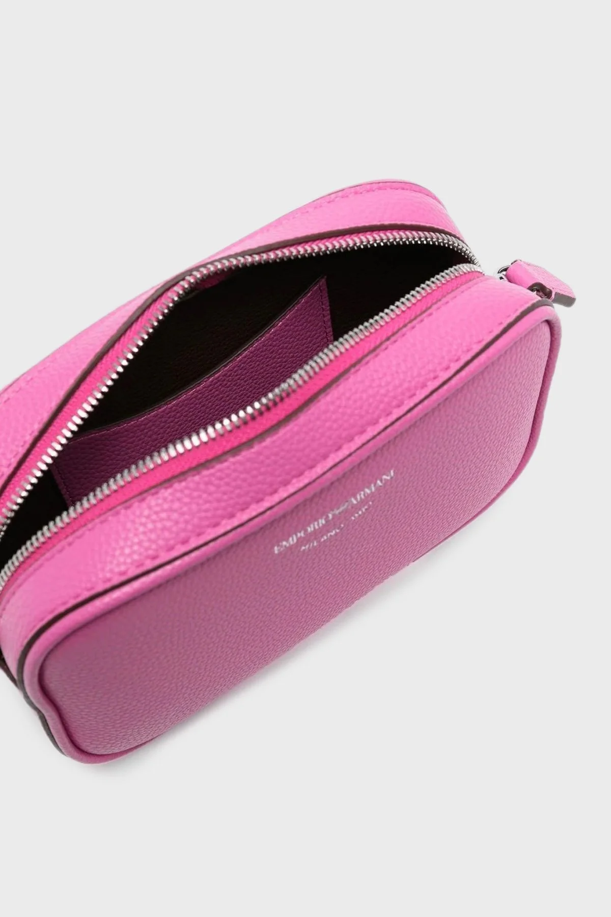 Emporio Armani Logolu Fermuarlı Bayan Çanta Y3H276 YFO5E 88308 FUŞYA - 5