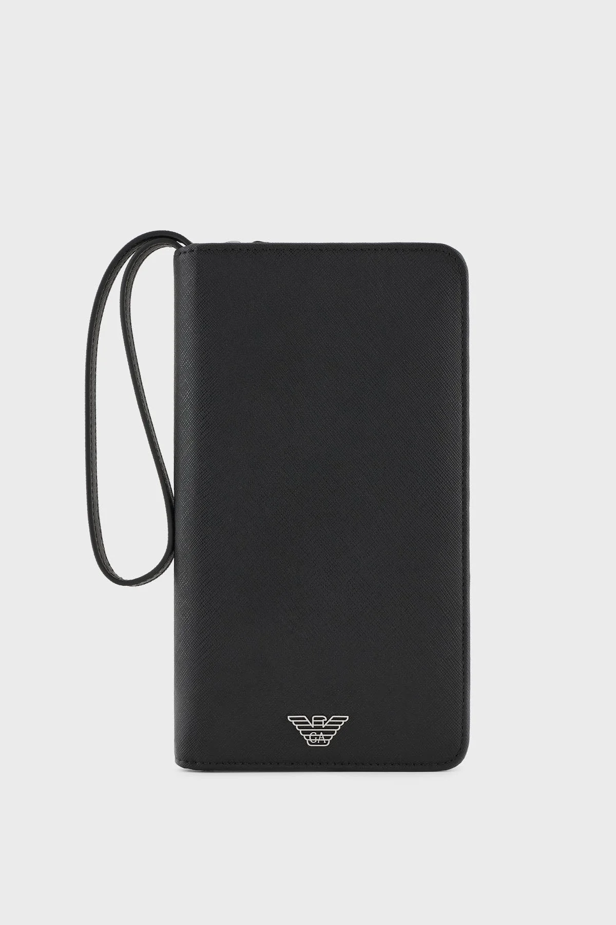 Emporio Armani Logolu Fermuarlı Erkek Cüzdan EM000987 AF13805 UC001 SİYAH - 8