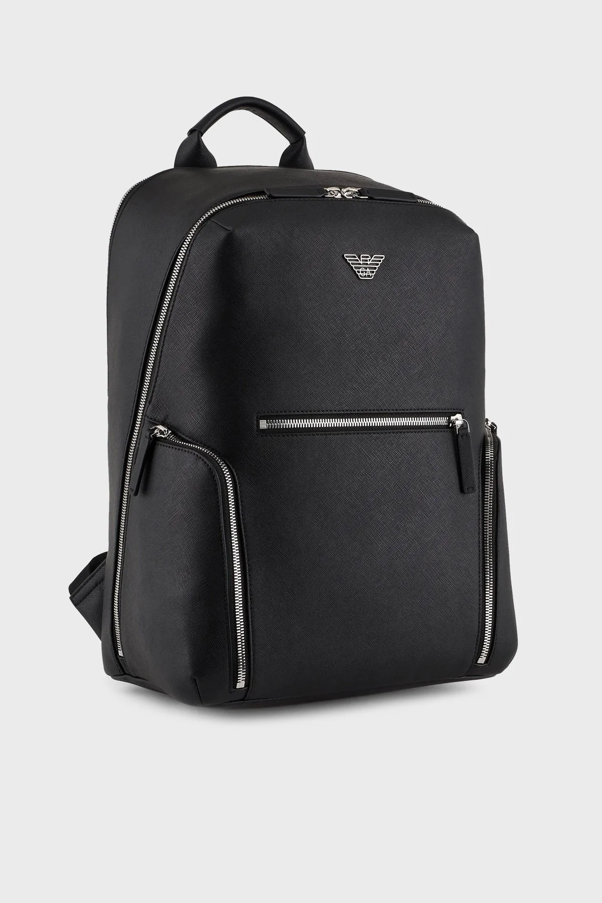 Emporio Armani Logolu Fermuarlı Erkek Sırt Çantası Y4O409 Y138E 81072 SİYAH - 3