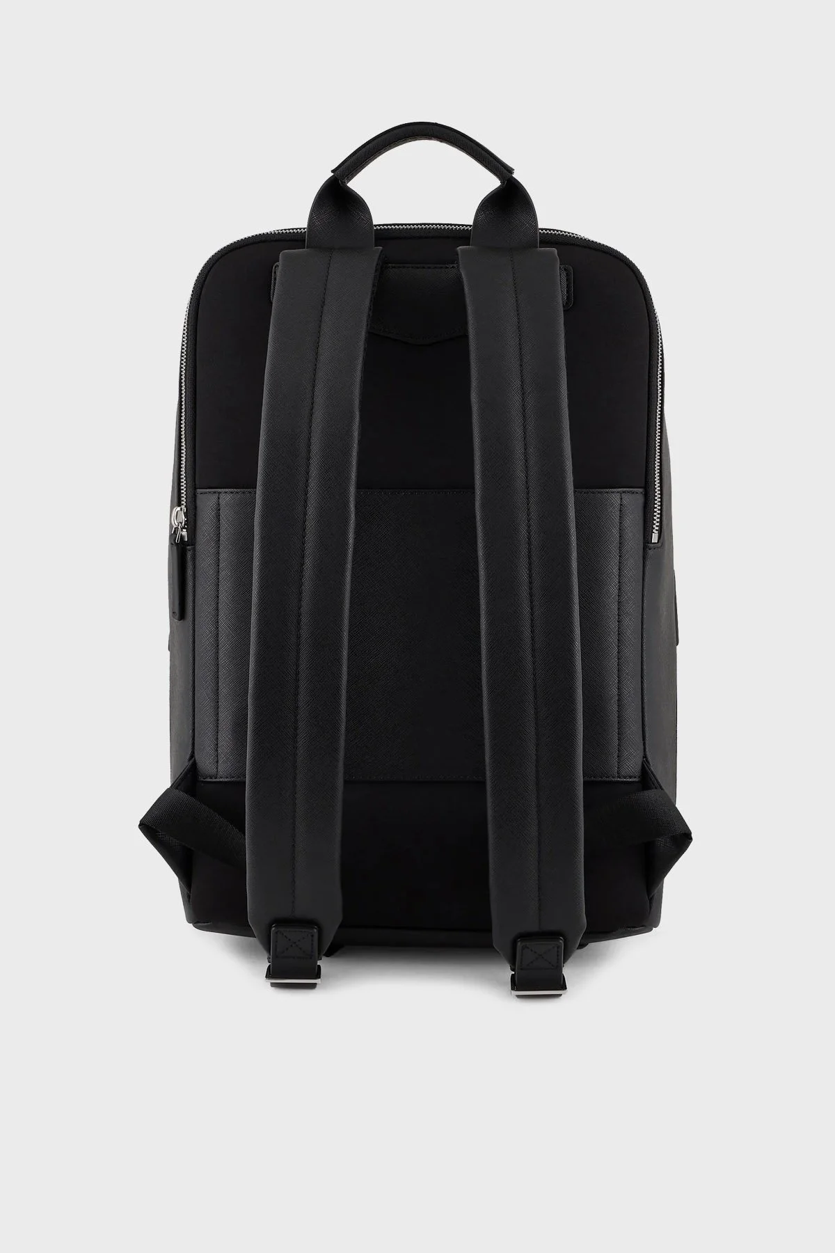 Emporio Armani Logolu Fermuarlı Erkek Sırt Çantası Y4O409 Y138E 81072 SİYAH - 4