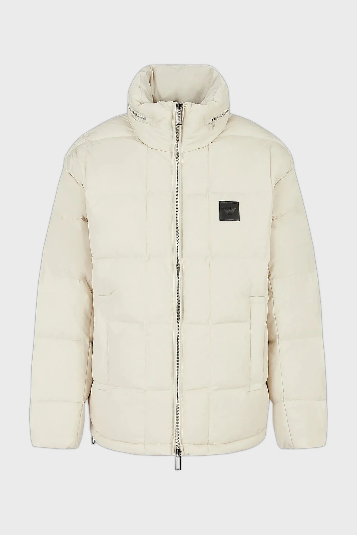 Emporio Armani Su ve Rüzgar Geçirmez Regular Fit Gizli Kapüşonlu Erkek Mont 6L1BS4 1NNLZ 0101 BEYAZ - 6