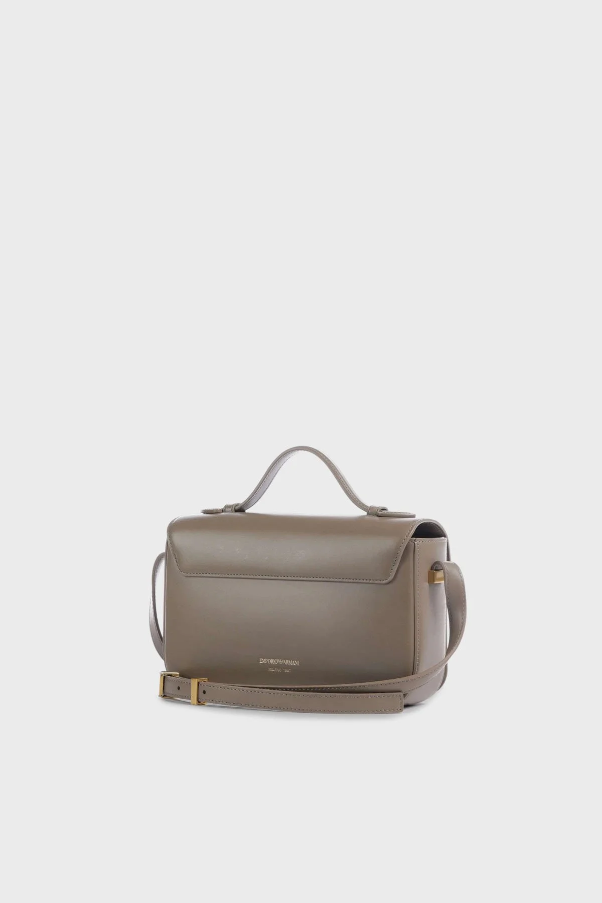Emporio Armani Logolu Hakiki Deri Ayarlanabilir Askılı Kadın Çanta EW001484 AF14786 U6192 BEJ - 2