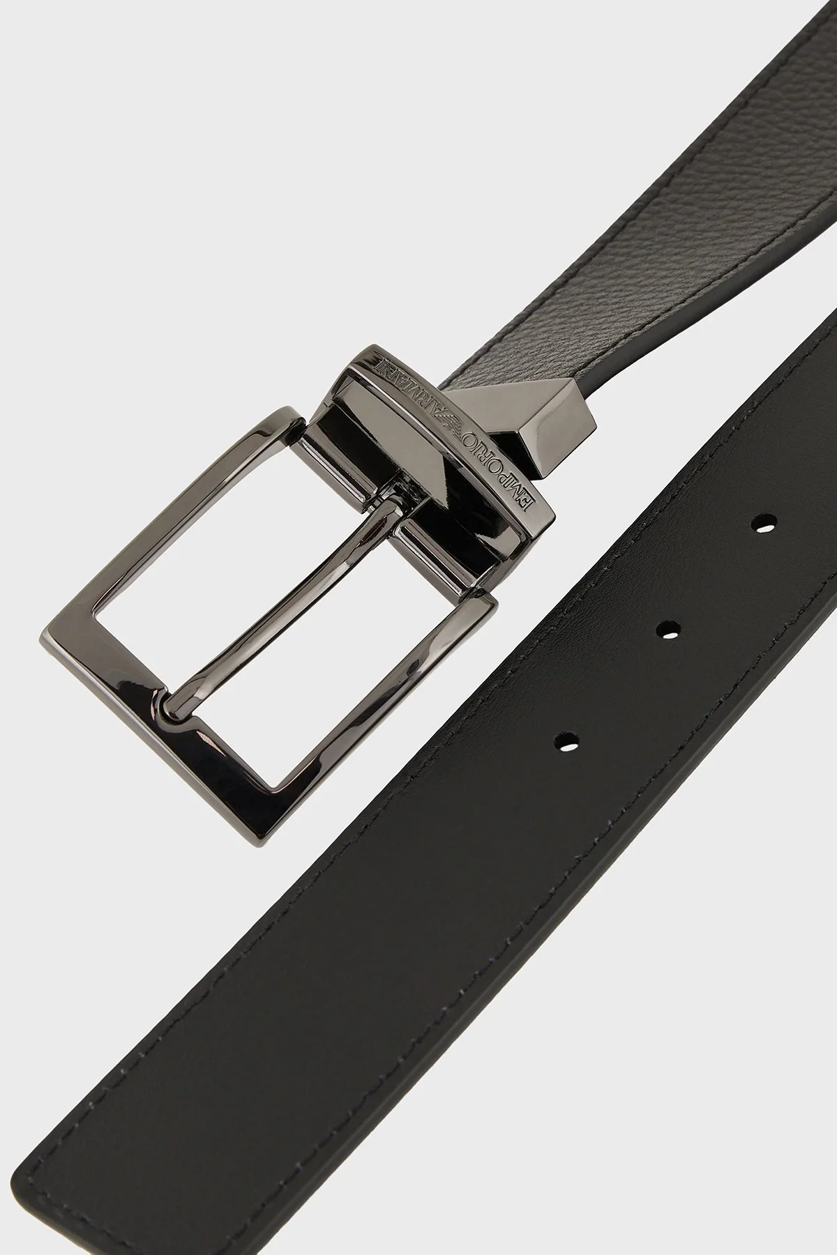 Emporio Armani Logolu Hakiki Deri Erkek Kemer Y4S195 YLO8J 80741 SİYAH - 2