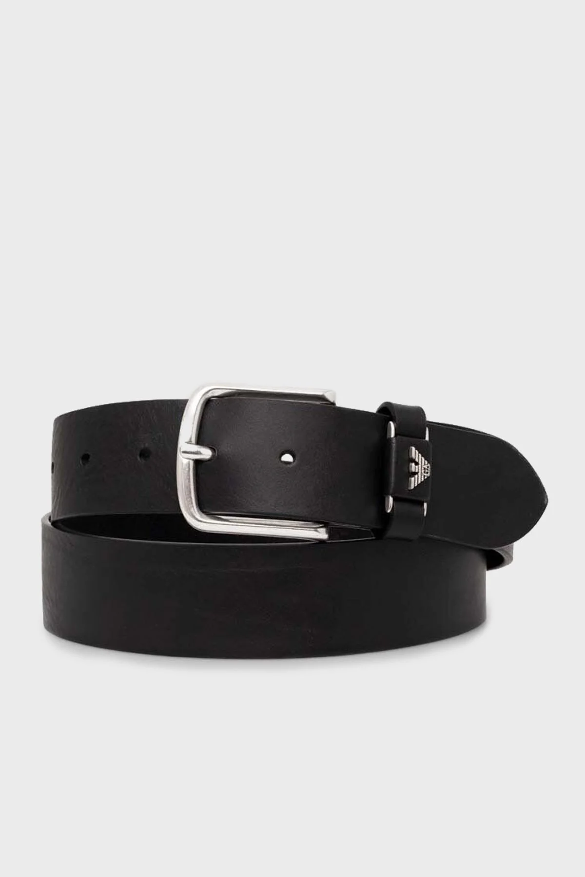 Emporio Armani Logolu Hakiki Deri Erkek Kemer Y4S571 Y740G 80001 SİYAH - 1