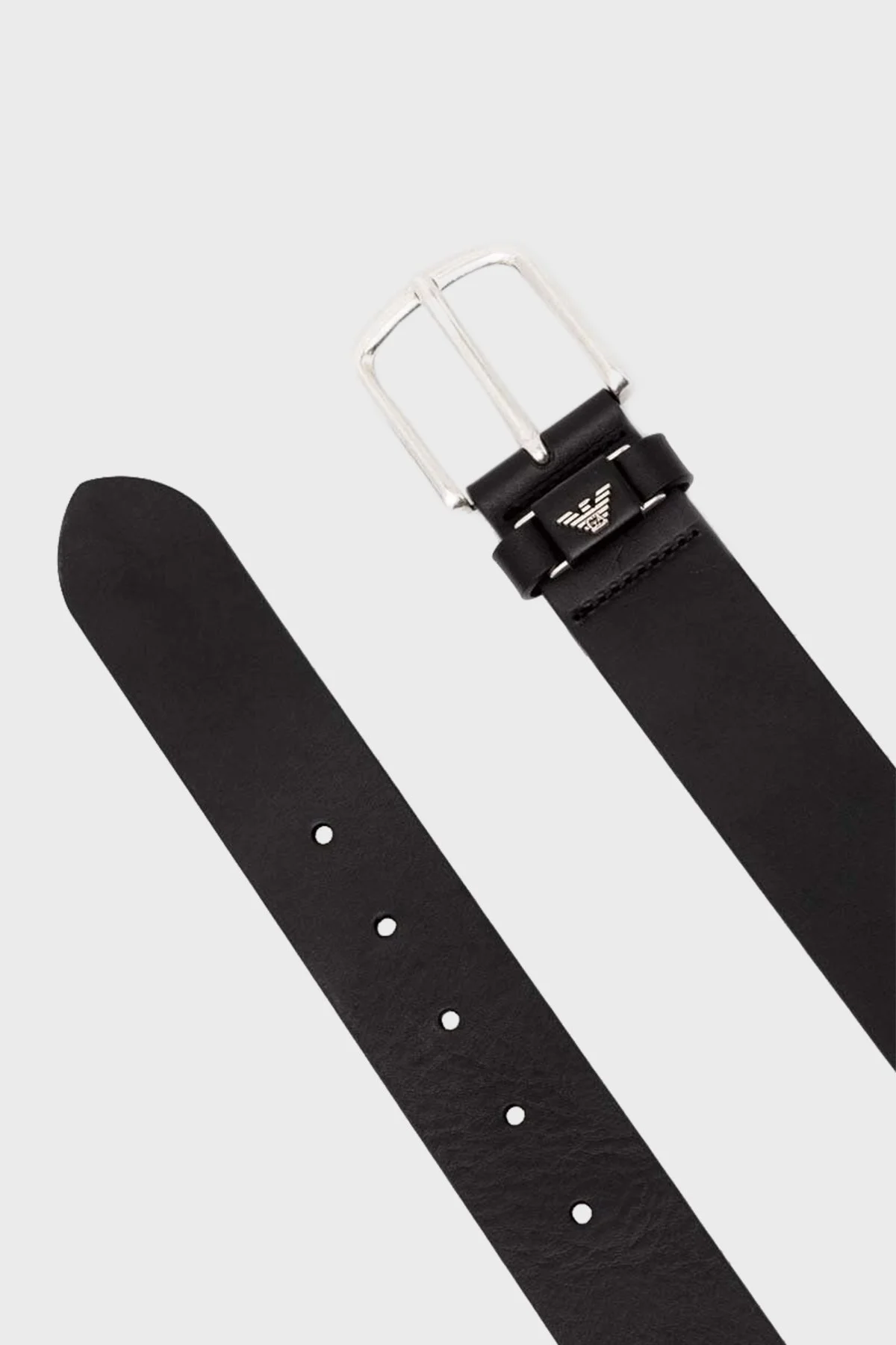 Emporio Armani Logolu Hakiki Deri Erkek Kemer Y4S571 Y740G 80001 SİYAH - 2