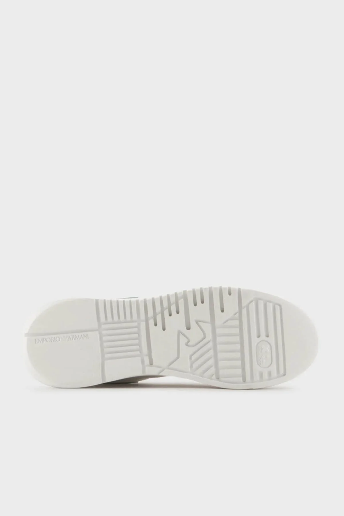 Emporio Armani Logolu Hakiki Deri Sneaker Bayan Ayakkabı X3X024 XN824 S778 BEYAZ - 6