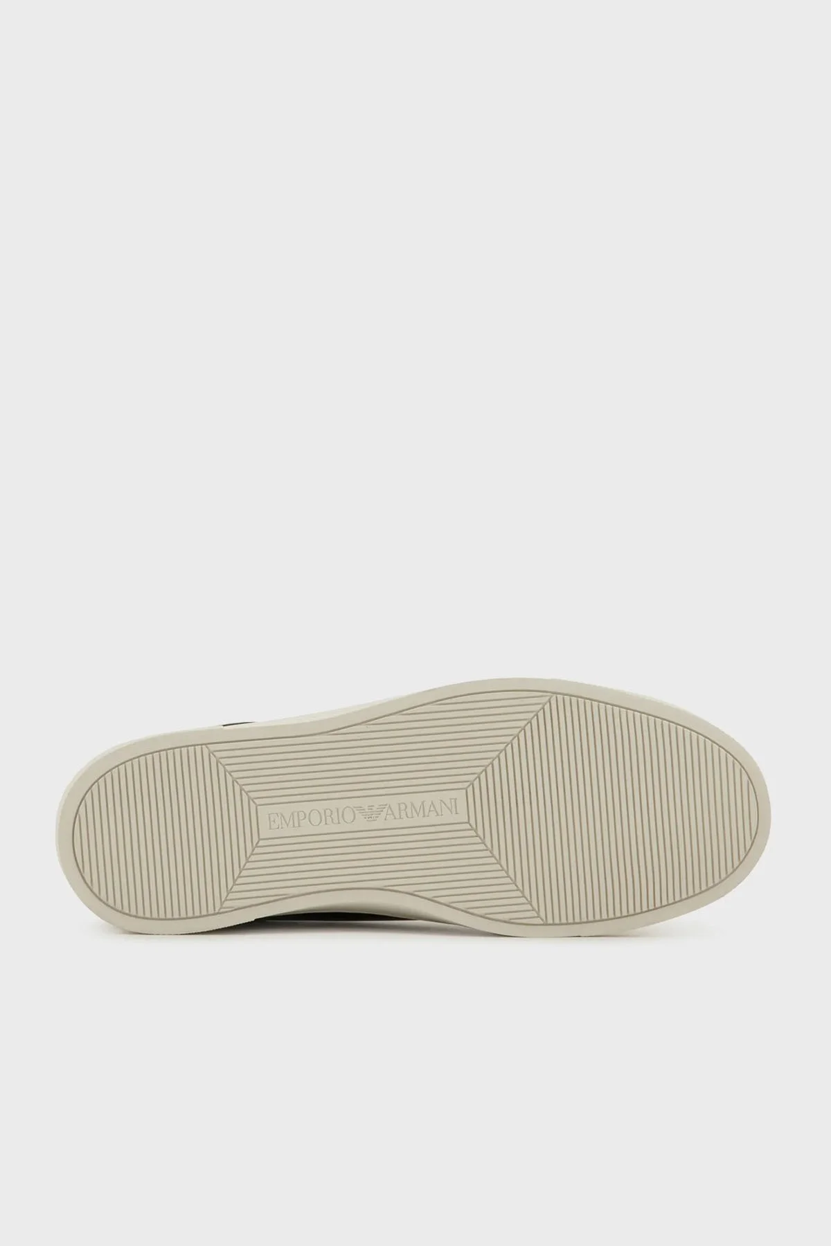 Emporio Armani Logolu Hakiki Deri Sneaker Erkek Ayakkabı X4X598 XR098 N814 SİYAH-BEYAZ - 6