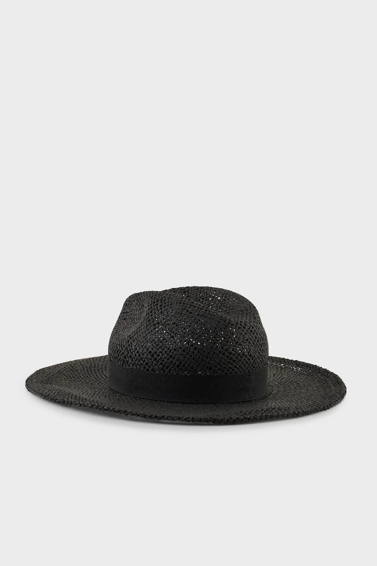 Emporio Armani Logolu Hasır Bayan Şapka 637351 4R509 00020 SİYAH - 3