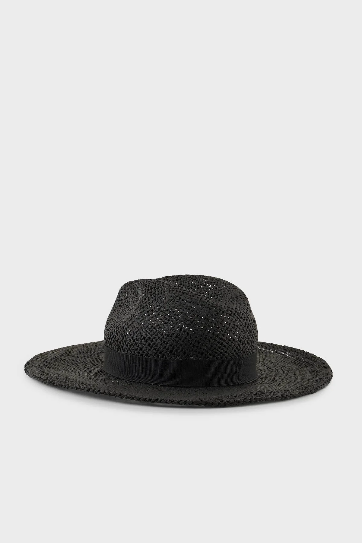 Emporio Armani Logolu Hasır Kadın Şapka 637351 4R509 00020 SİYAH - 3