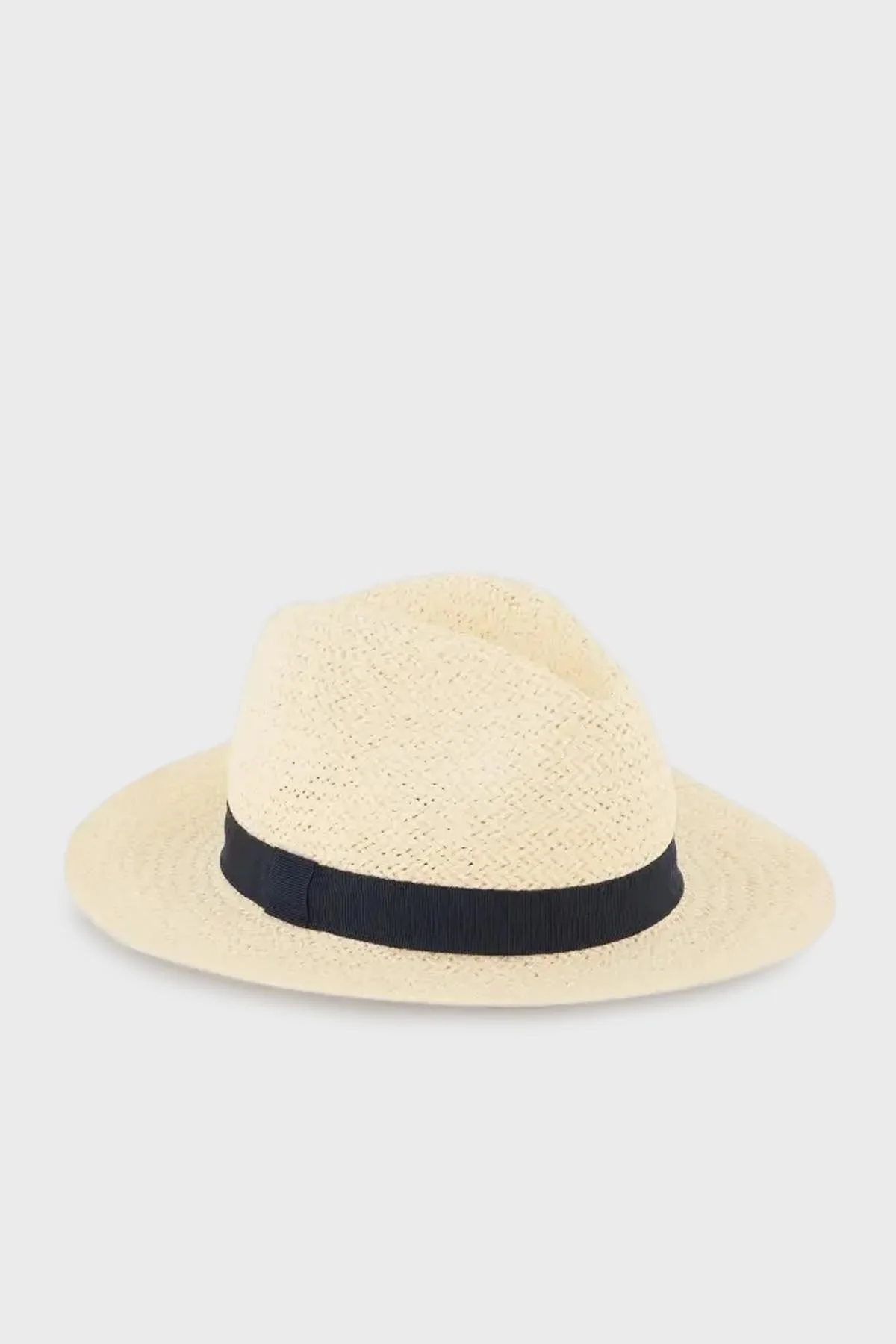 Emporio Armani Logolu Hasır Unisex Şapka 230197 4R504 12911 BEYAZ - 1