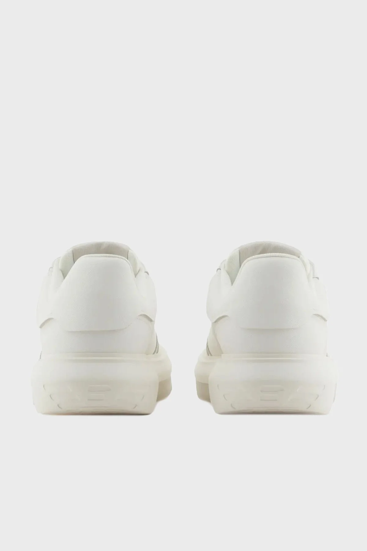 Emporio Armani Logolu Kalın Taban Sneaker Erkek Ayakkabı X4X633 XR325 M801 BEYAZ - 10