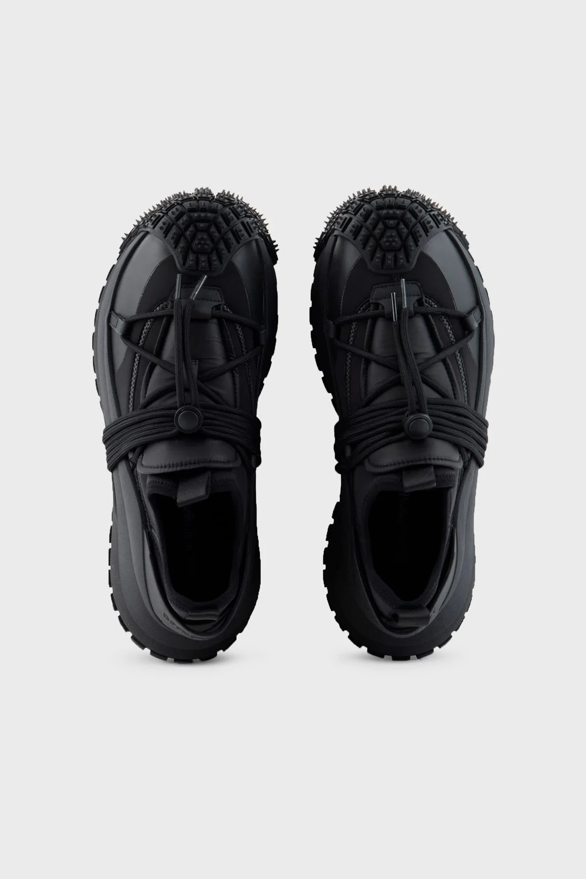 Emporio Armani Logolu Kalın Tabanlı Sneaker Erkek Ayakkabı X4X653 XR083 00002 SİYAH - 9