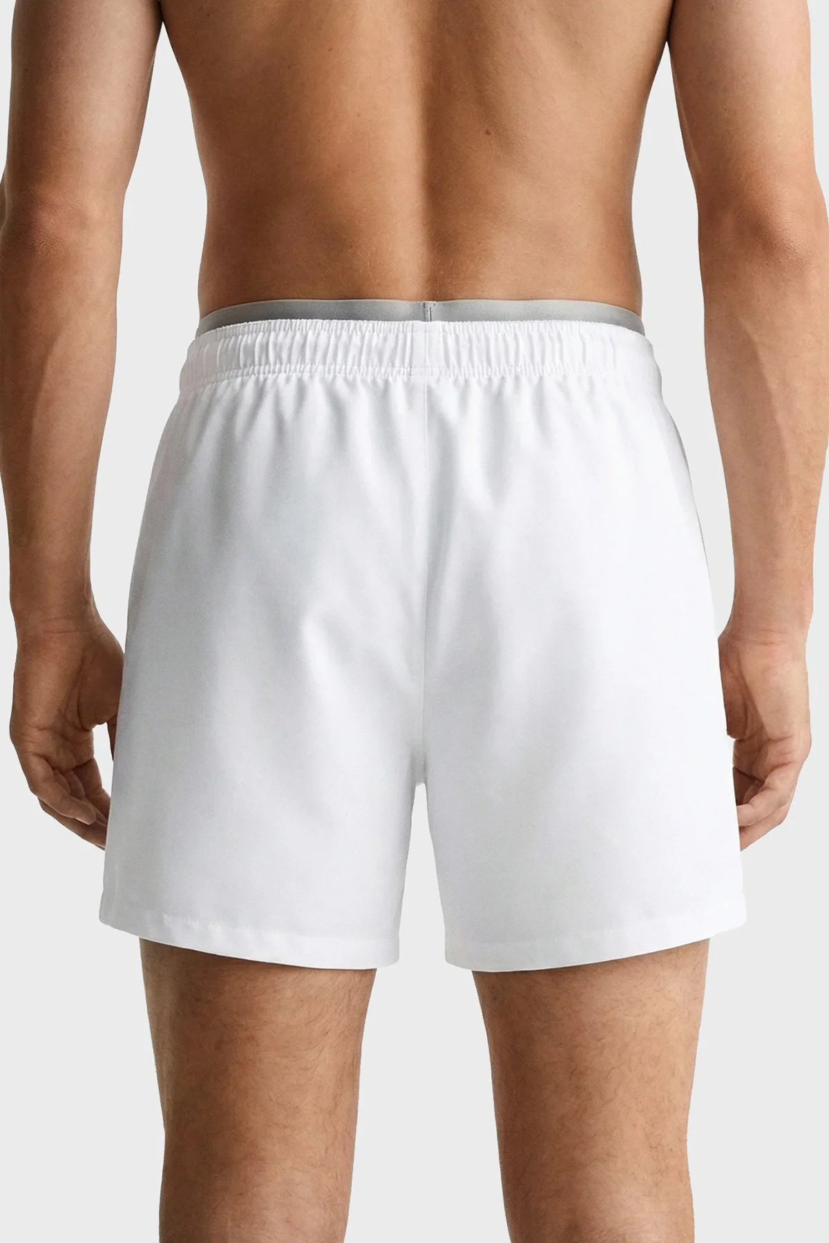 Emporio Armani Logolu Mayo Short Erkek Deniz Şortu EM000686 AF20432 U0002 BEYAZ - 2