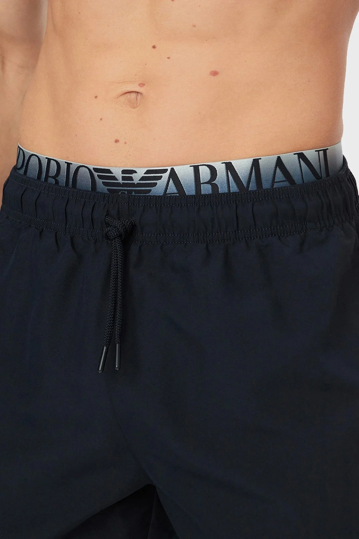 Emporio Armani Logolu Mayo Short Erkek Deniz Şortu EM000686 AF20432 UB102 LACİVERT - 4