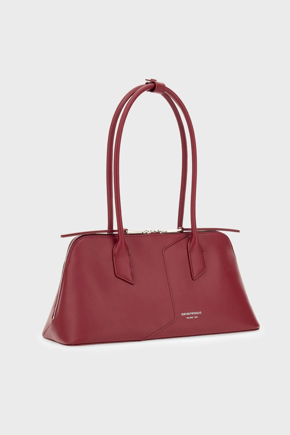 Emporio Armani Logolu Omuz Askılı Kadın Çanta EW005676 AF29741 U5075 Vişne - 4