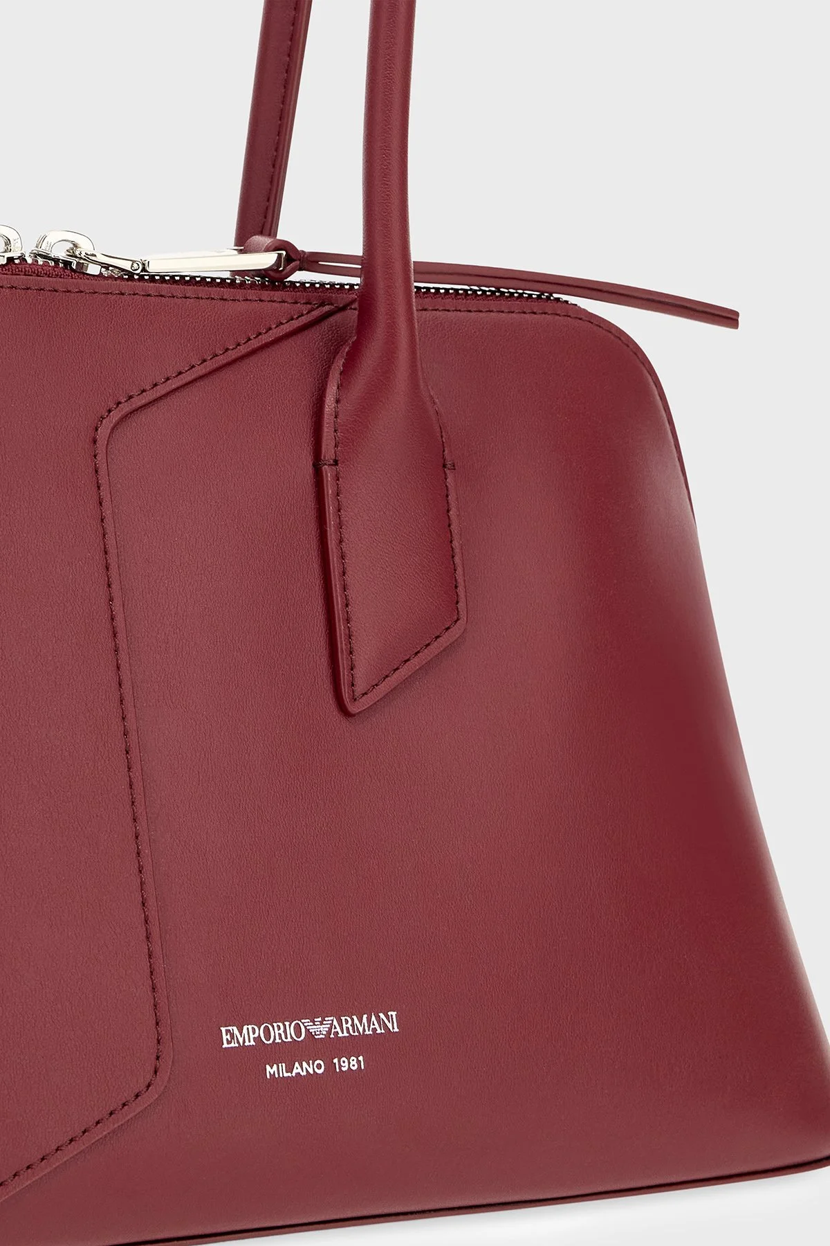Emporio Armani Logolu Omuz Askılı Kadın Çanta EW005676 AF29741 U5075 Vişne - 6