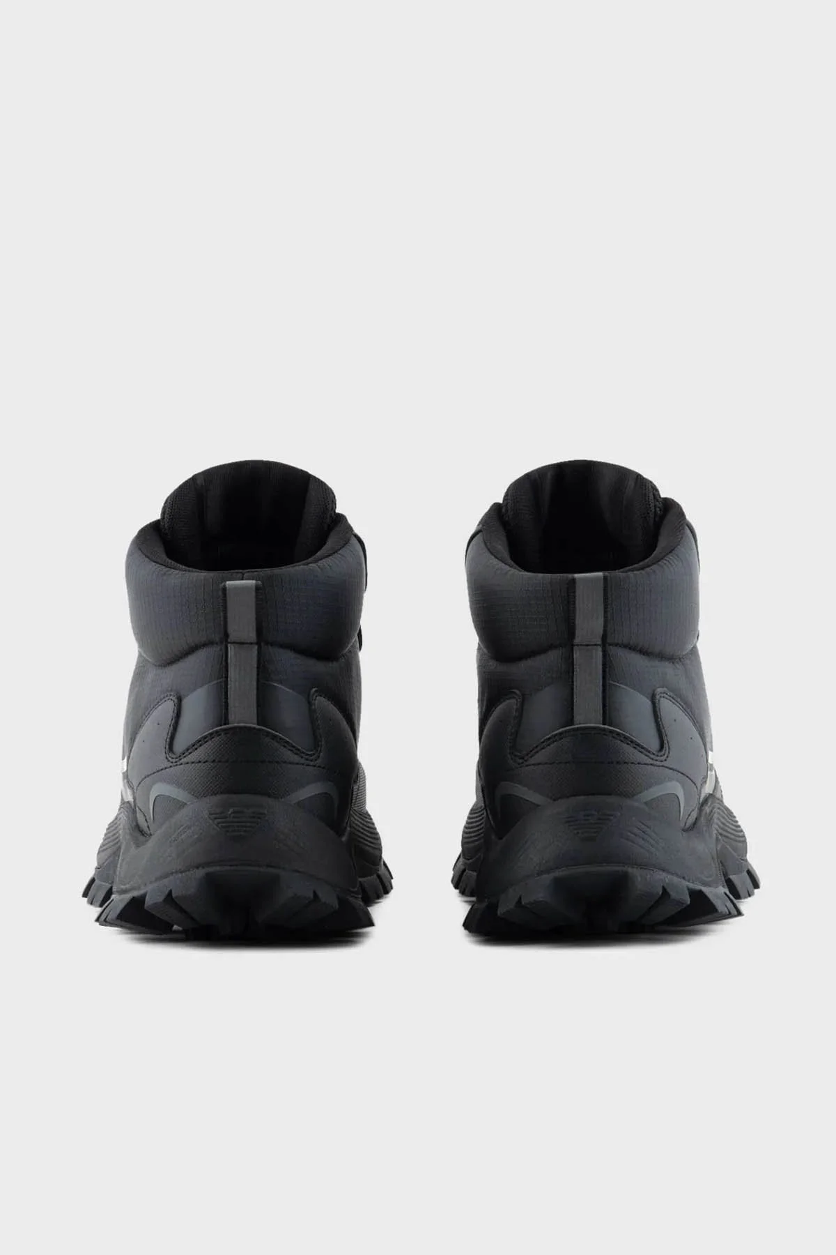Emporio Armani Logolu Outdoor Erkek Bot X4Z127 XN939 A083 SİYAH - 4