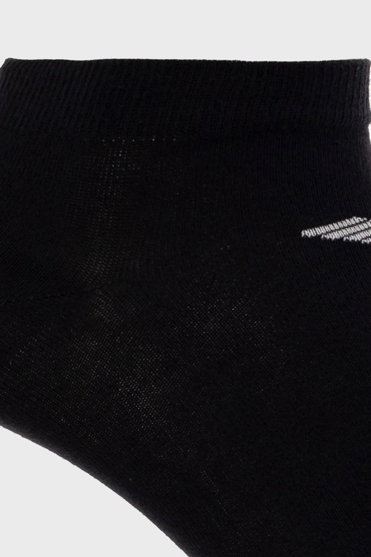 Emporio Armani Logolu Pamuklu 2 Erkek Pack Çorap 302228 3R274 17020 SİYAH - 3