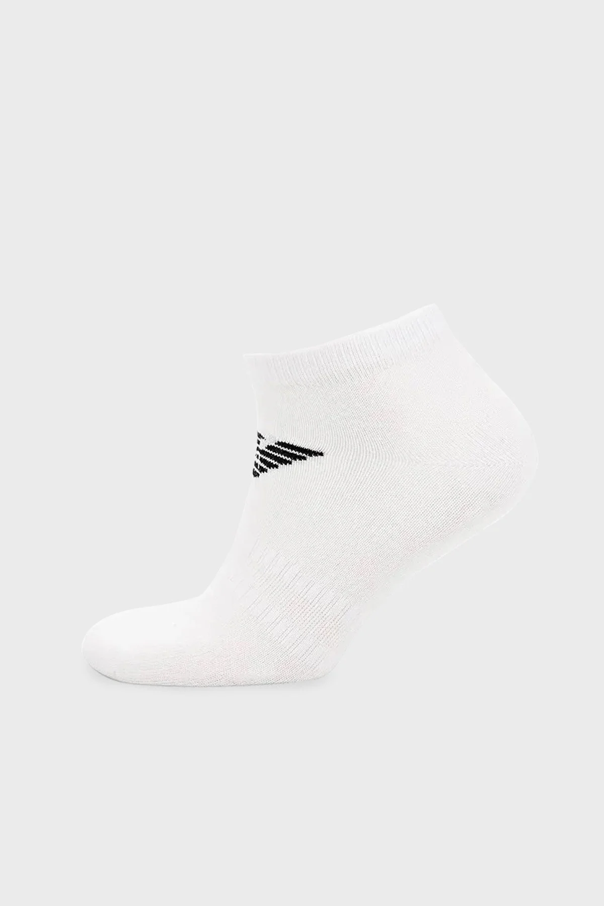 Emporio Armani Logolu Pamuklu 3 Pack Erkek Çorap 300048 3R234 09811 Siyah-Saks-Beyaz - 3