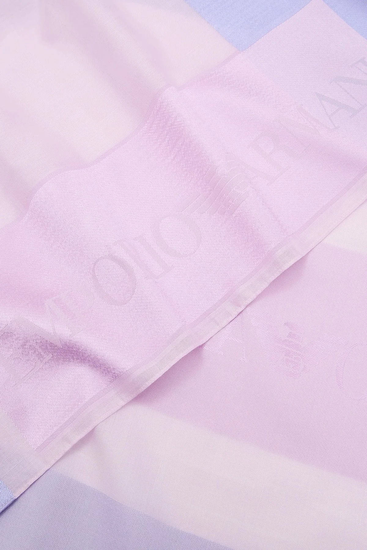 Emporio Armani Logolu Pamuklu 70x190 cm Unisex Şal 635206 3R311 12610 PEMBE - 2