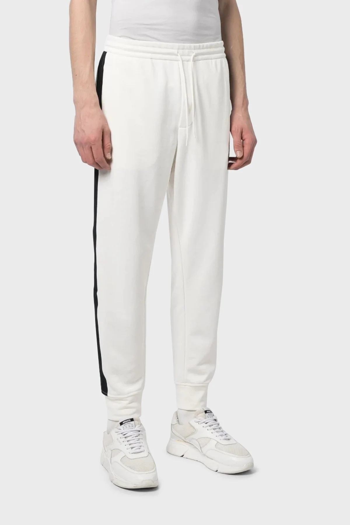Emporio Armani Logolu Pamuklu Belden Bağlamalı Regular Fit Jogger Erkek Pantolon 3R1PZ4 1JLYZ 0128 EKRU - 5