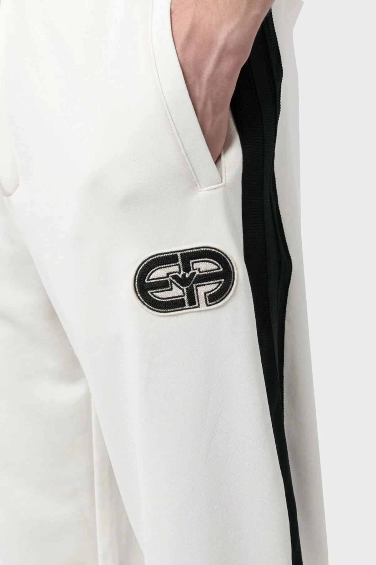 Emporio Armani Logolu Pamuklu Belden Bağlamalı Regular Fit Jogger Erkek Pantolon 3R1PZ4 1JLYZ 0128 EKRU - 8