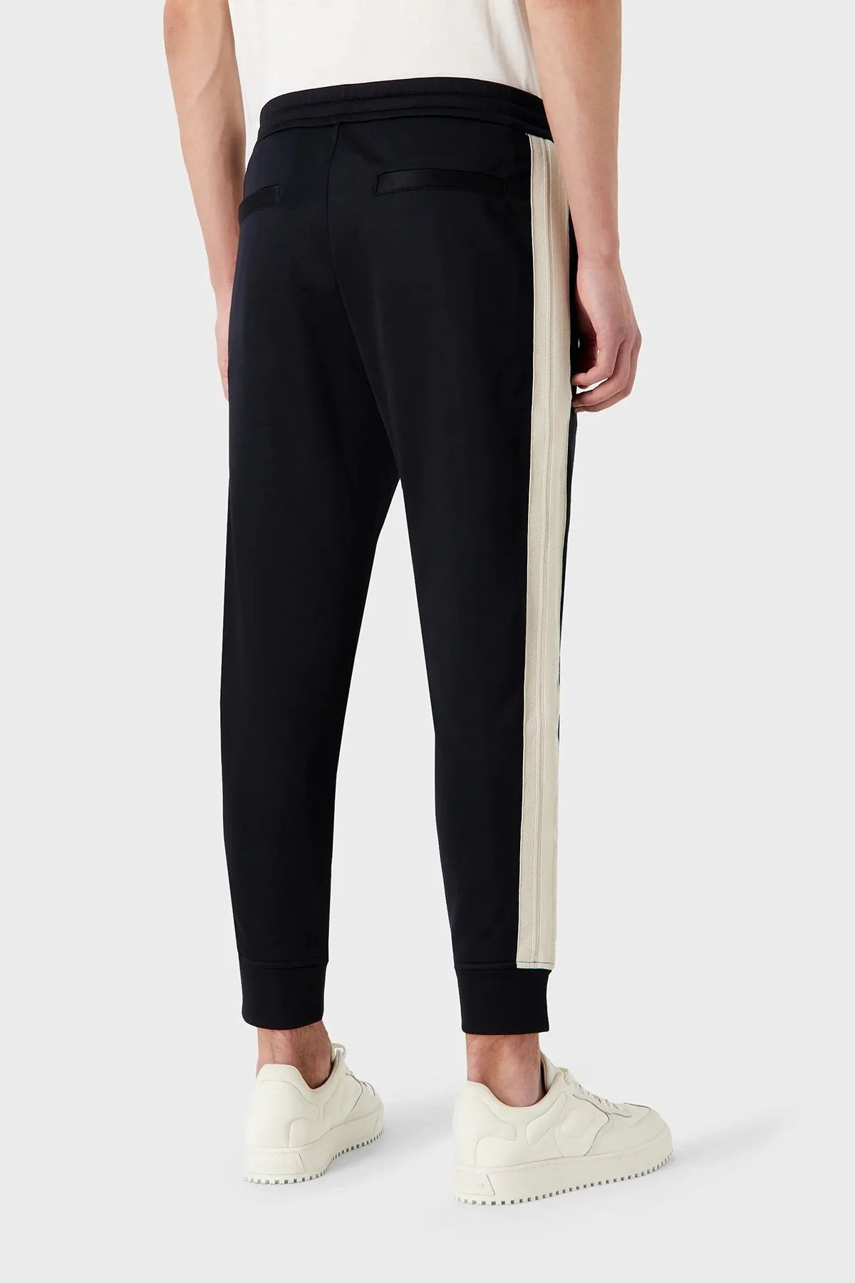 Emporio Armani Logolu Pamuklu Belden Bağlamalı Regular Fit Jogger Erkek Pantolon 3R1PZ4 1JLYZ 0920 LACİVERT - 2