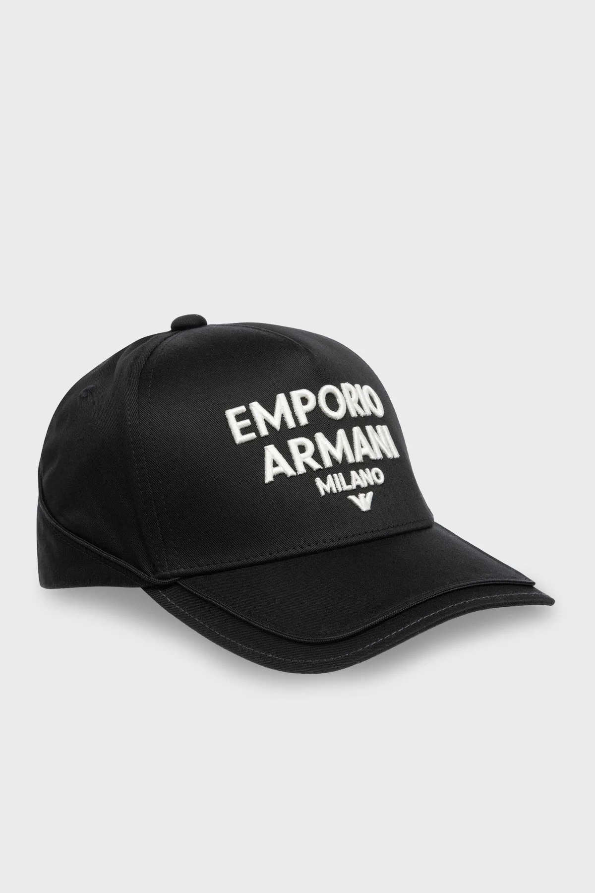 Emporio Armani Logolu Pamuklu Erkek Şapka 627475 4R578 00020 SİYAH - 1