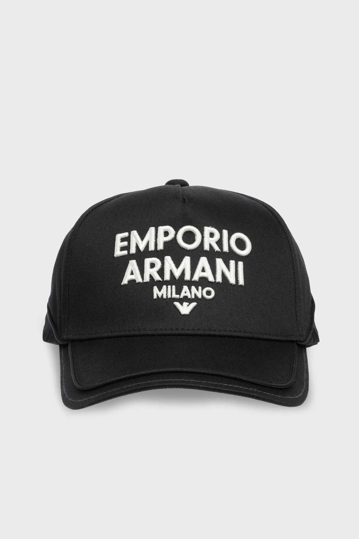 Emporio Armani Logolu Pamuklu Erkek Şapka 627475 4R578 00020 SİYAH - 3
