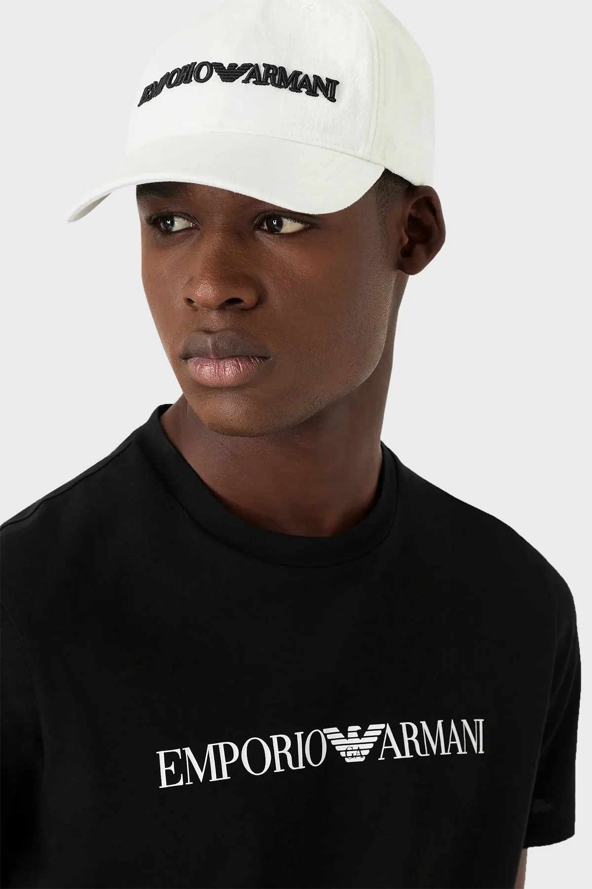 Emporio Armani Logolu Pamuklu Erkek Şapka 627901 CC994 00010 BEYAZ - 2