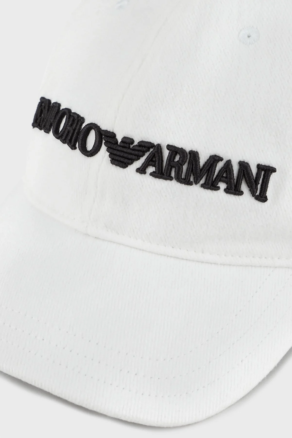 Emporio Armani Logolu Pamuklu Erkek Şapka 627901 CC994 00010 BEYAZ - 3