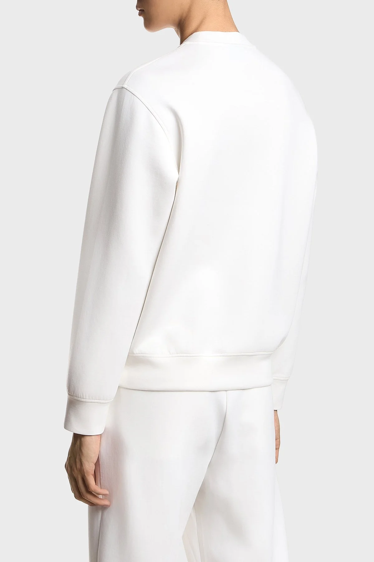 Emporio Armani Logolu Pamuklu Regular Fit Bisiklet Yaka Erkek Sweat EM004533 AF10013 U0003 BEYAZ - 3