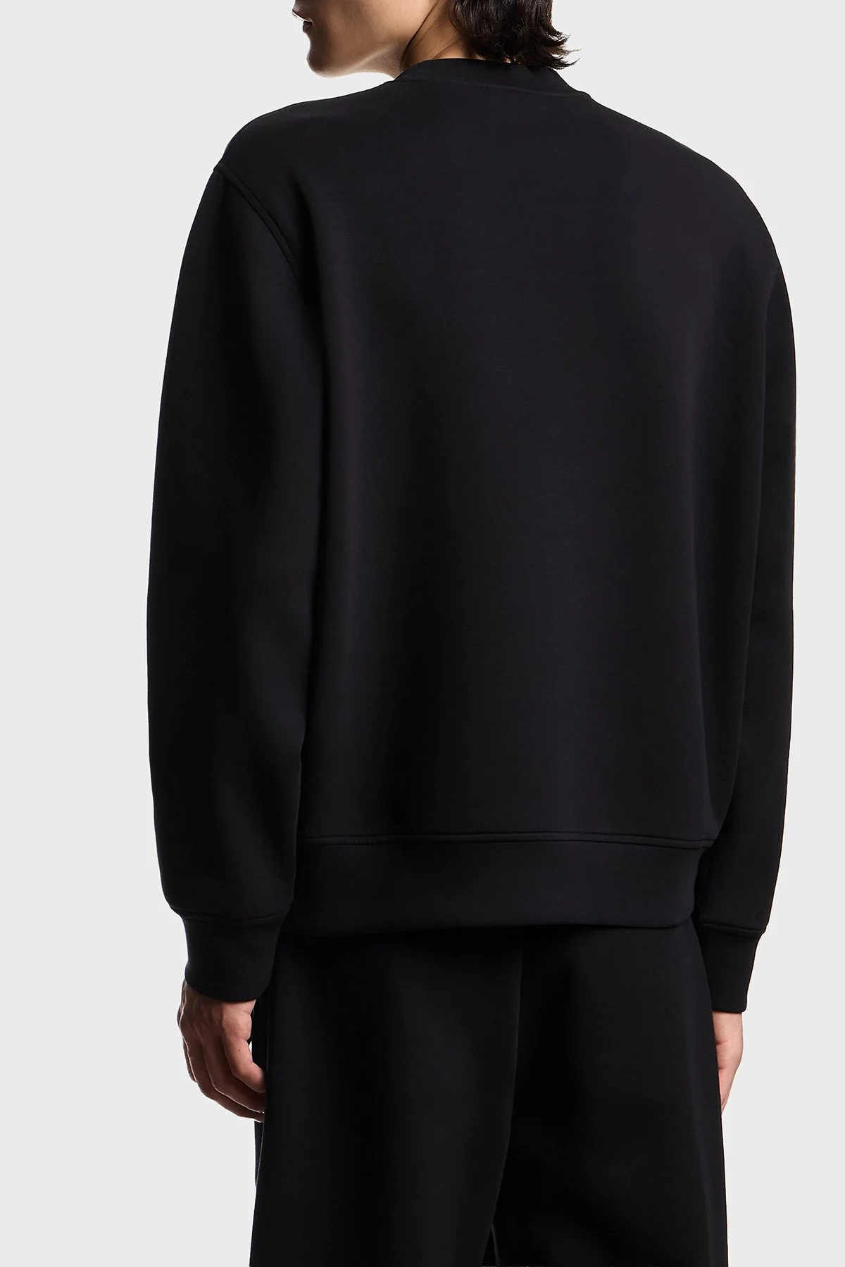 Emporio Armani Logolu Pamuklu Regular Fit Bisiklet Yaka Erkek Sweat EM004533 AF10013 UC001 SİYAH - 3