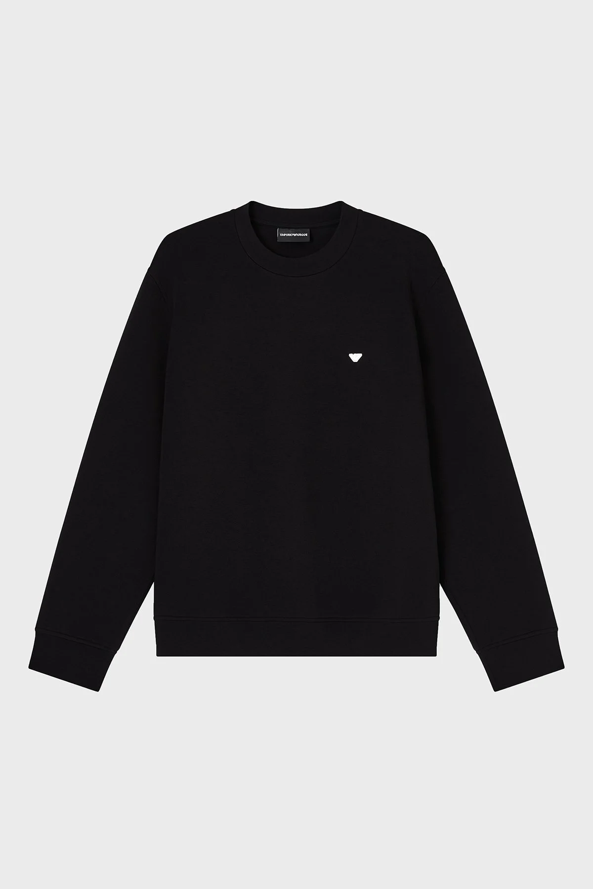 Emporio Armani Logolu Pamuklu Regular Fit Bisiklet Yaka Erkek Sweat EM004533 AF10013 UC001 SİYAH - 5