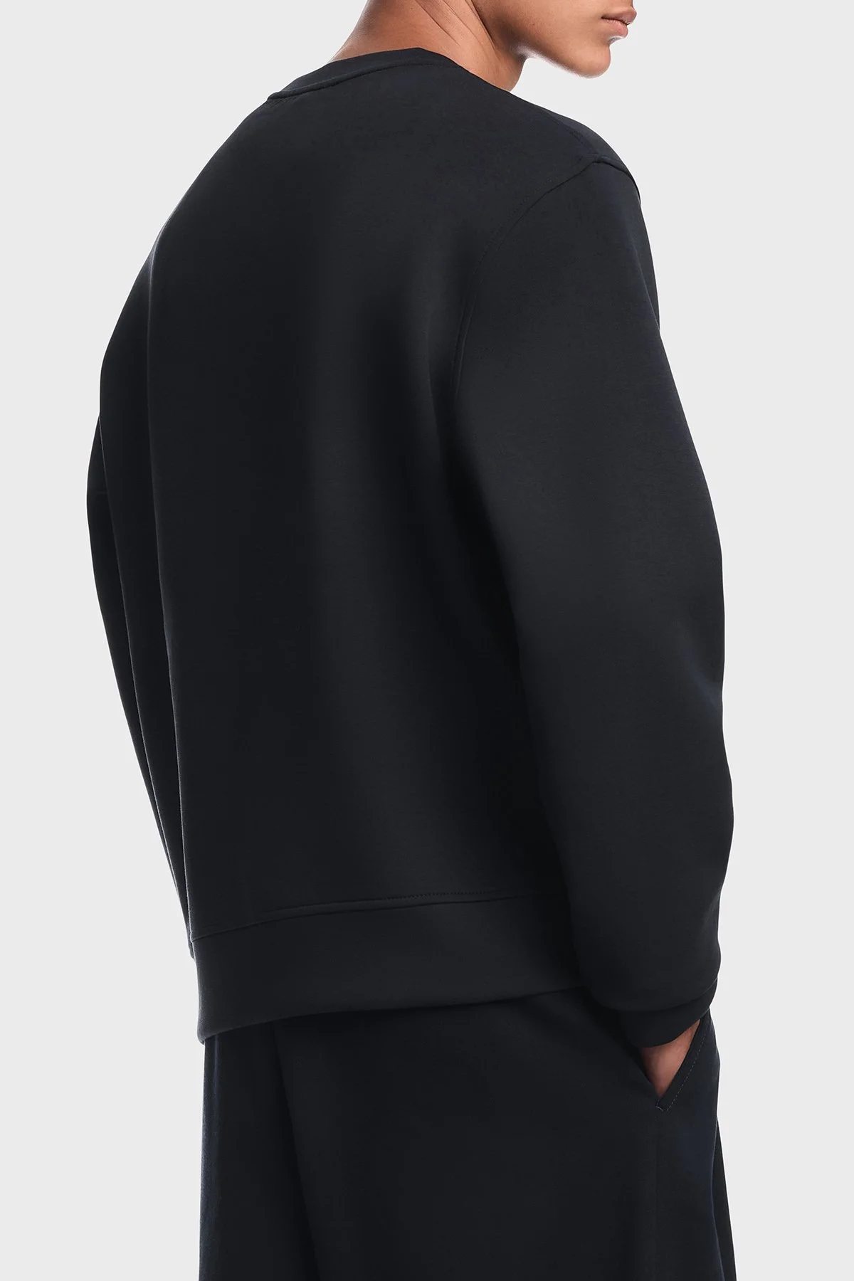 Emporio Armani Logolu Pamuklu Regular Fit Bisiklet Yaka Erkek Sweat EM007352 AF10013 MB844 Lacivert - 3