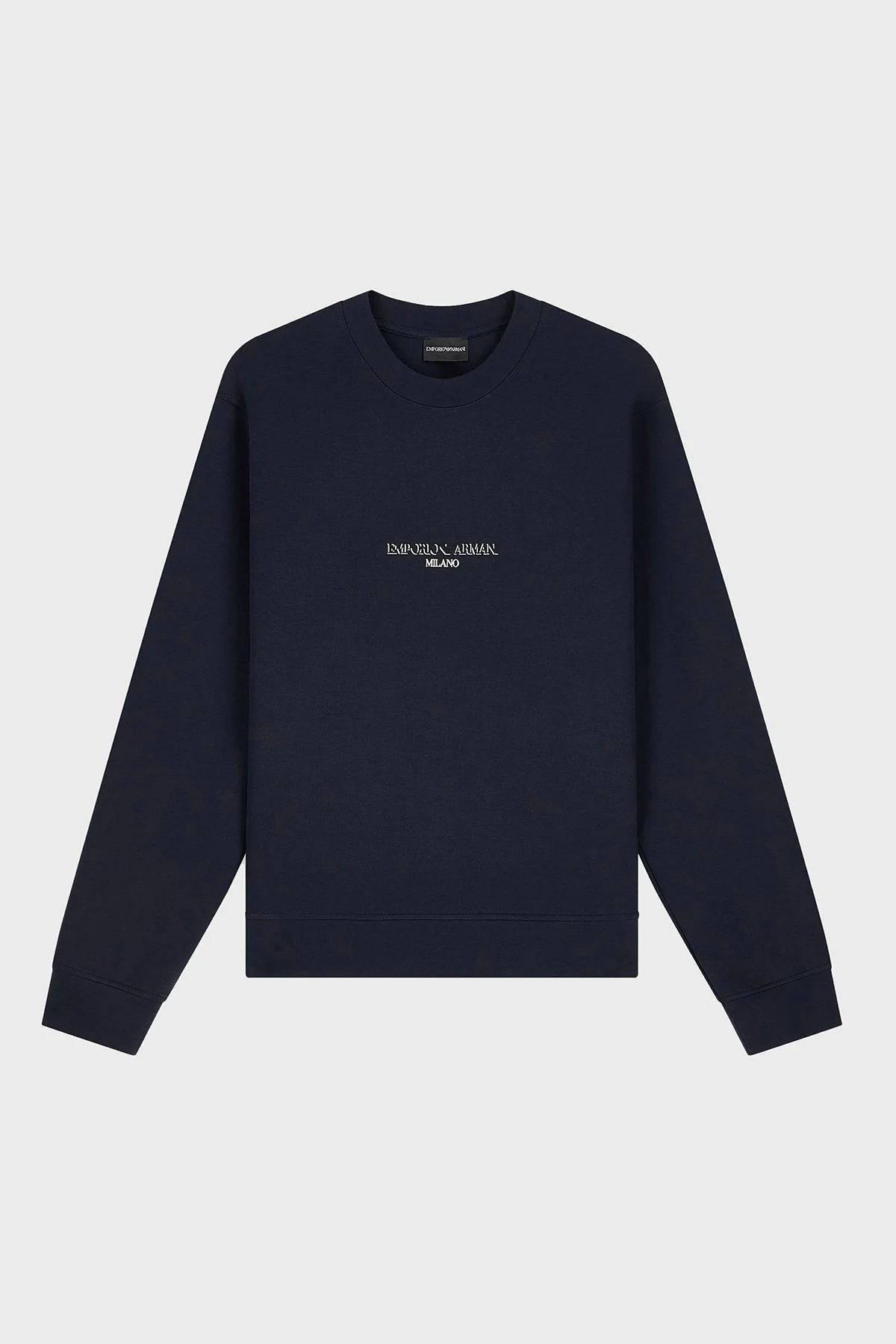 Emporio Armani Logolu Pamuklu Regular Fit Bisiklet Yaka Erkek Sweat EM007352 AF10013 MB844 Lacivert - 5