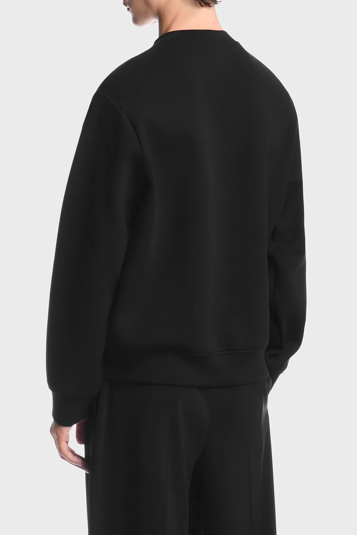 Emporio Armani Logolu Pamuklu Regular Fit Bisiklet Yaka Erkek Sweat EM007352 AF10013 MC721 Siyah - 2